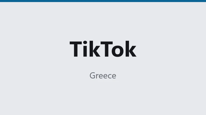 TikTok — Greece 🇬🇷 ⭐