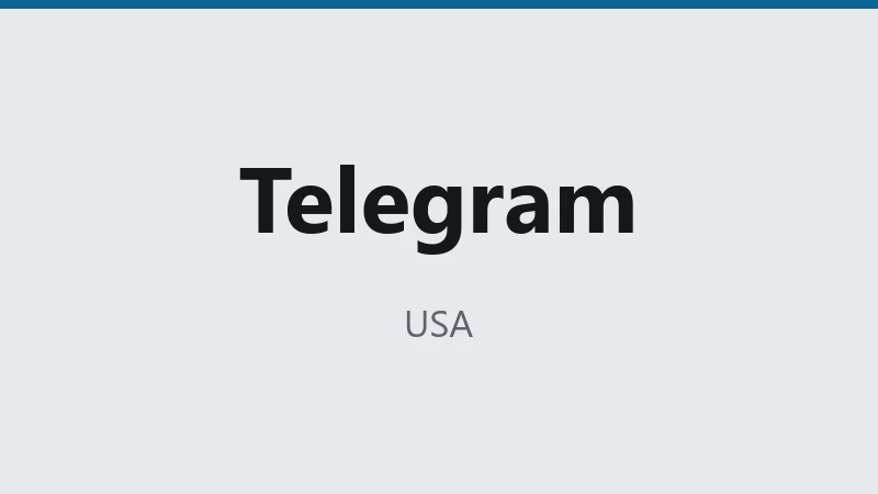 Telegram — USA 🇺🇸