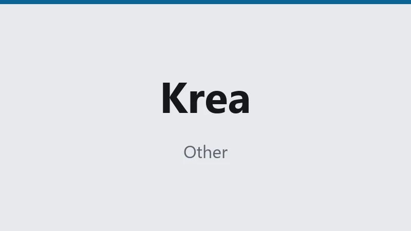 Krea Basic 5100 credit 1 month warranty 1 day