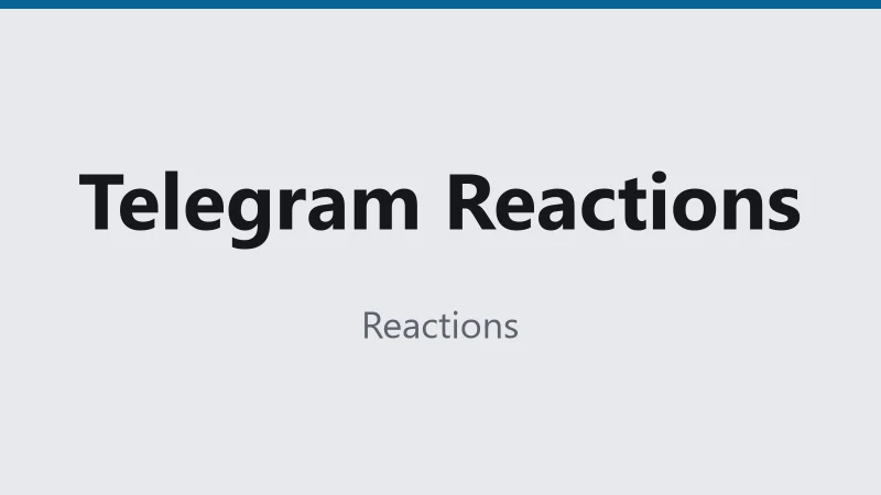 Telegram Reactions · 💩 · ♻️30D · ⚡1K/D · ⏱Instant