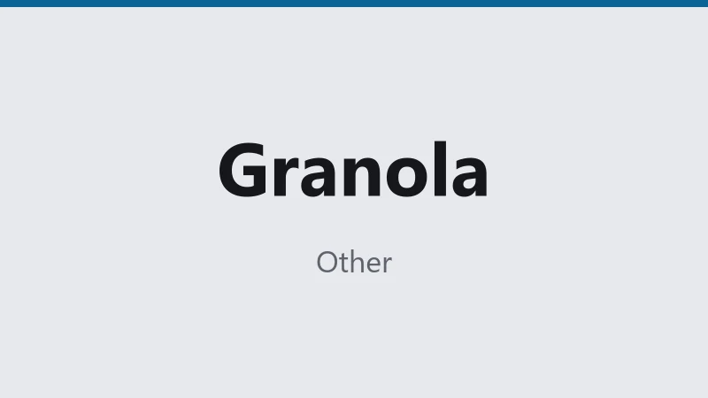 Granola Business