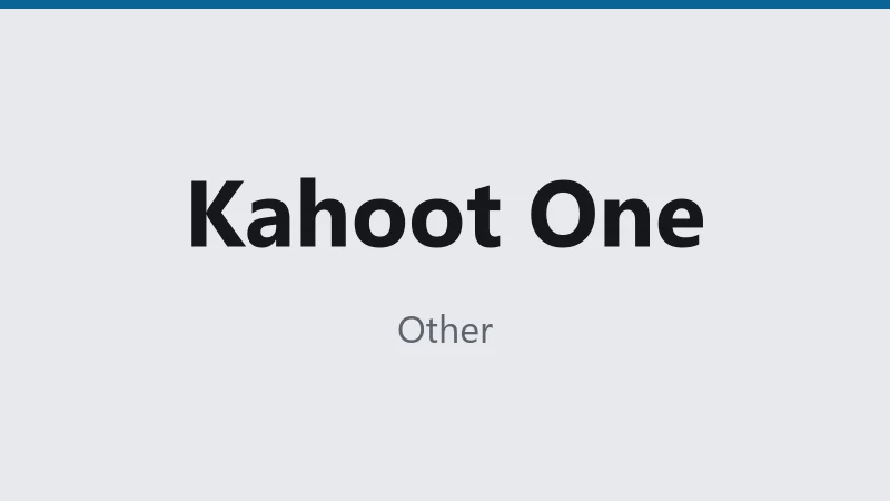 Kahoot One Event 800 people, 1 month full warranty
