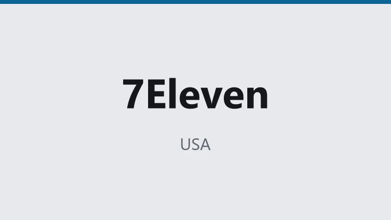 7Eleven — USA 🇺🇸