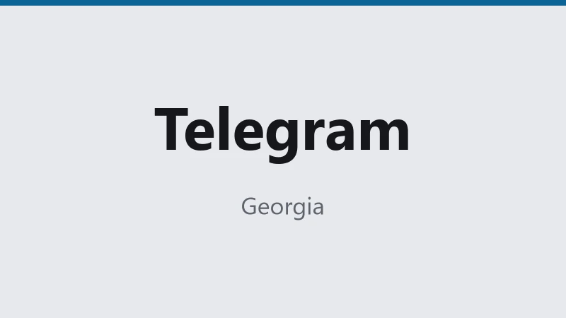 Telegram — Georgia 🇬🇪 ⭐